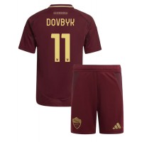 AS Roma Artem Dovbyk #11 Koti Peliasu Lasten 2024-25 Lyhythihainen (+ Lyhyet housut)